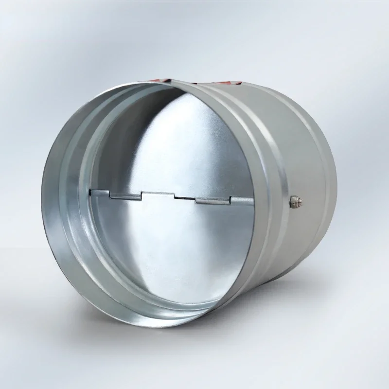 Clapet Anti Retour 150 Mm - Raccord Silencieux - Automatique - Acier Galvanisé Haute Qualité - Étanchéité Optimale - Joint Caoutchouc - Parfait Hottes De Cuisine, Extracteur, Sèche-Linge Et VMC- DN150