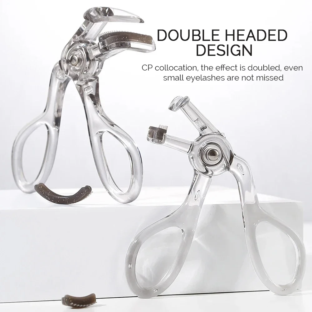 Portable One-Clip Curling Comb Tooth Lashes Wide-Angle or Partial Eyelash Curler Sunflower Eyelash Curler Cosmetic Eyes Beauty