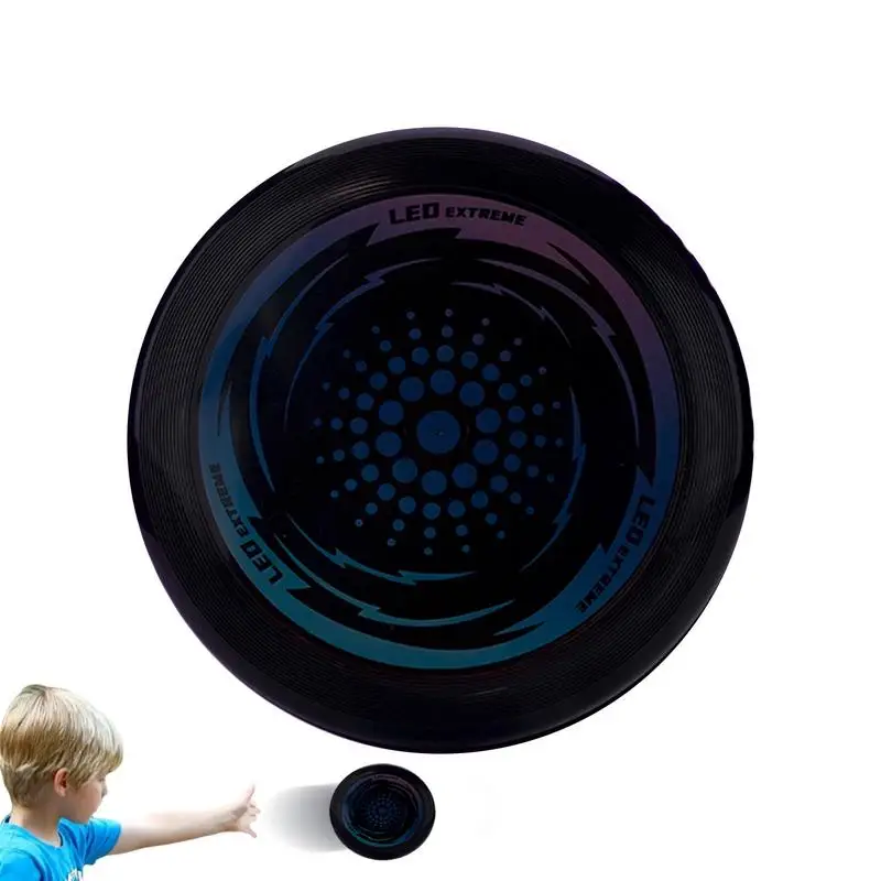 

Outdoor Flying Disc Light Up Glowing Disc Portable LED Catch Flying Disc For Teens Adult Outdoor Beach Lawn