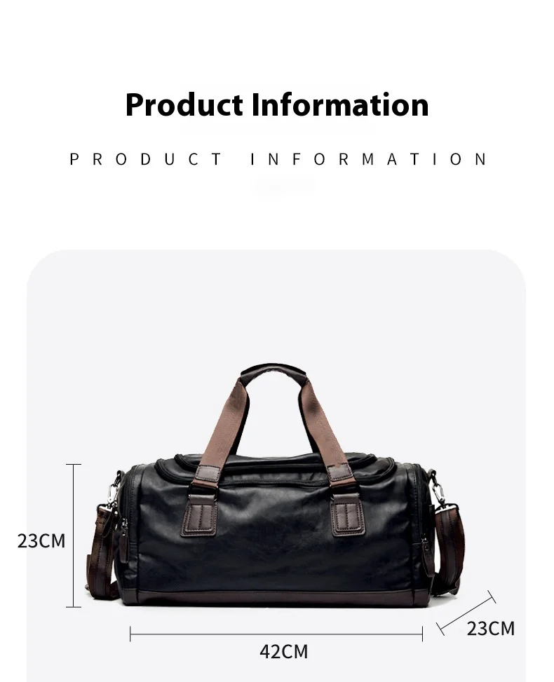 Nuova borsa da viaggio da uomo, borsa a tracolla, grande capacità per scarpe, borsa da fitness alla moda_voghion.com