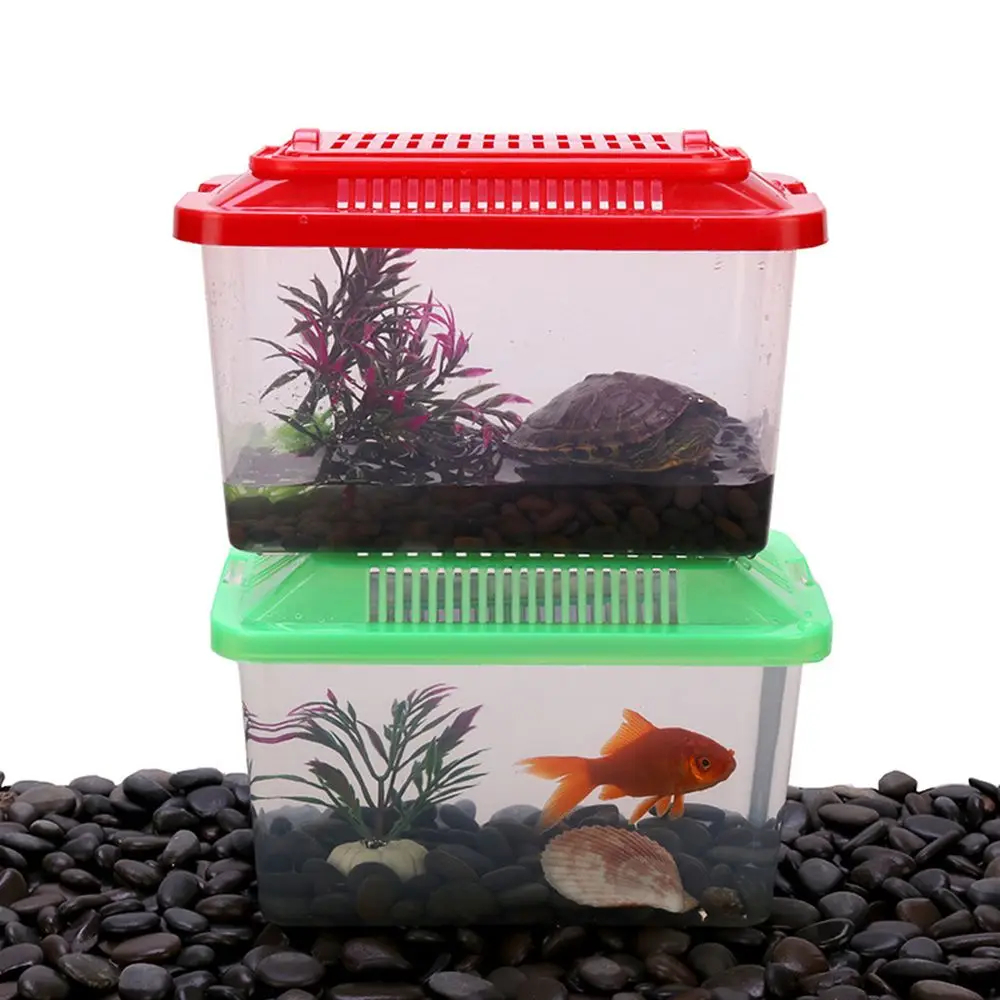 Portable Transparen Feeding Aquarium fish aquarium