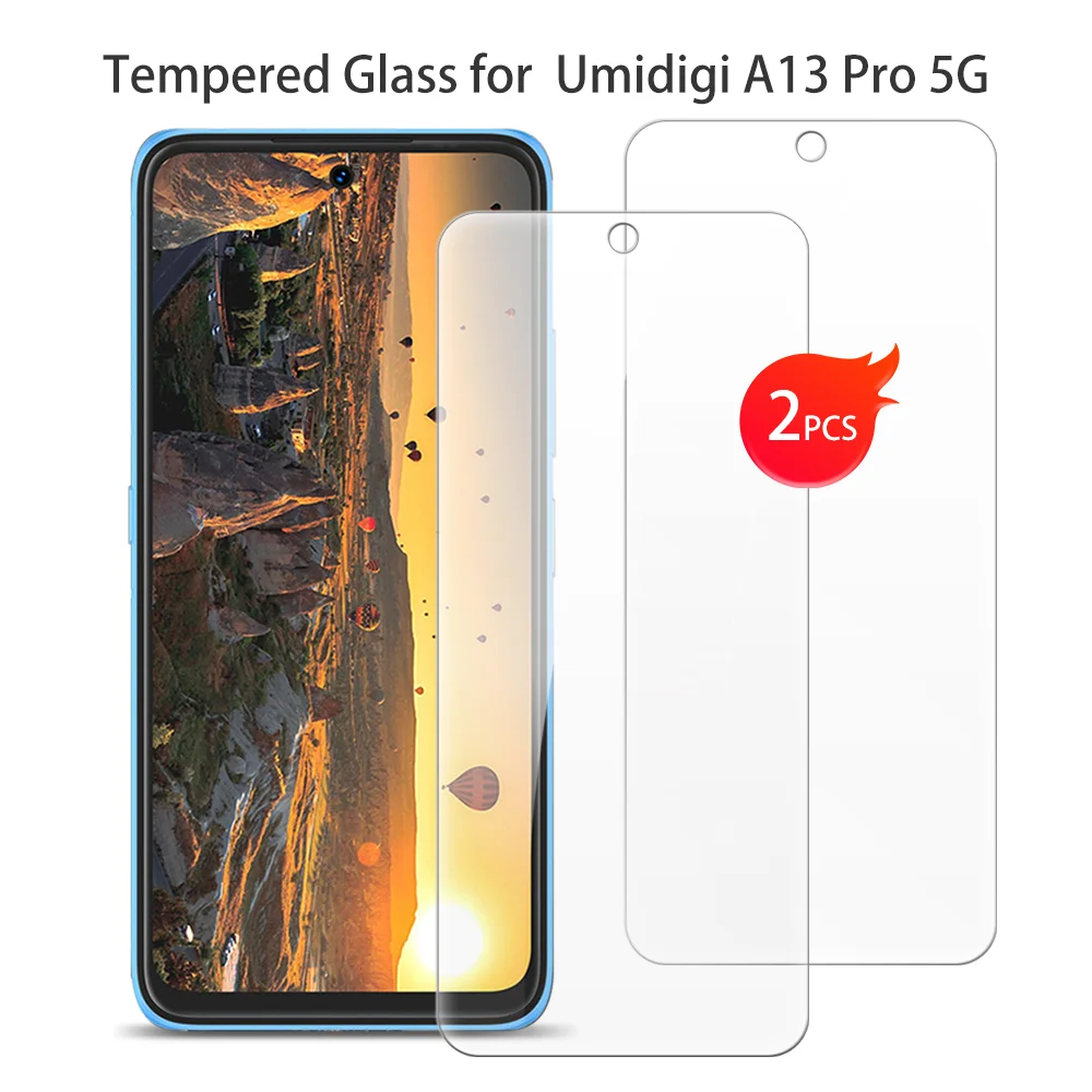 

For Umidigi A13 Pro 5G Tempered Glass Protective ON Umidigi A13 Pro 5G 6.5 Inch Screen Protector Smart Phone Cover Film