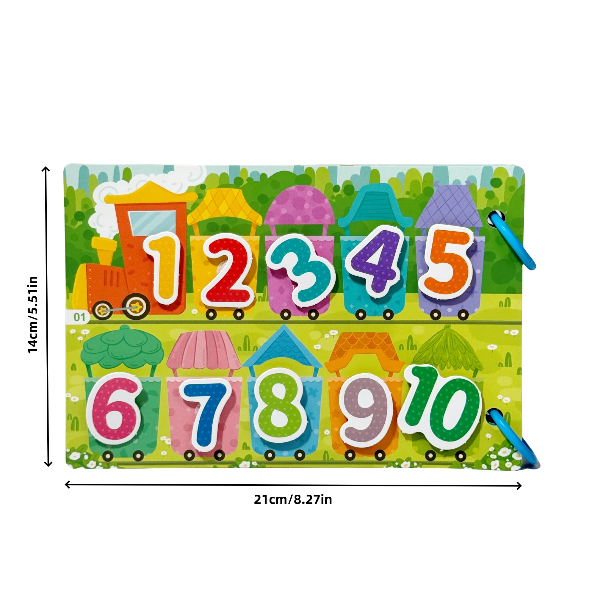 Interactive Children's Quiet Book: Educational Themes of Weather, Dates, Numbers & Shapes – Perfect Birthday & Holiday Gift