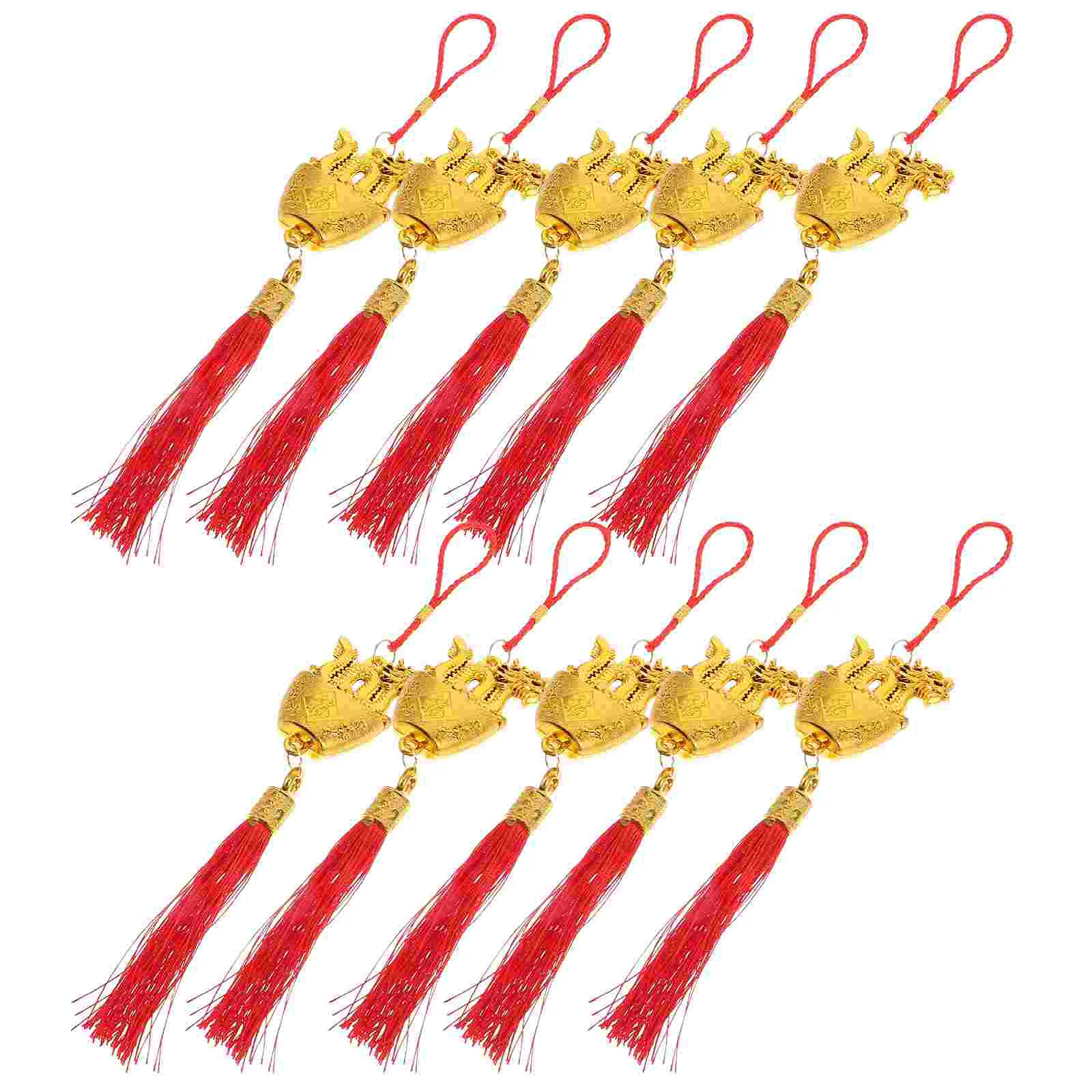 

Chinese Style Tassel Dragon Pendant Pendant for Car Hanging Pendant