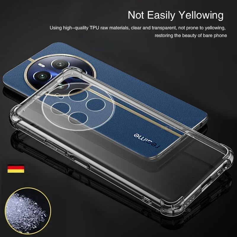 Luxury Clear Airbag Shockproof Phone Case - 360° Soft Anti-Fall Armor Cover