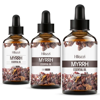 Oli essenziali per la cura della pelle con olio essenziale di mirra da 100 ml/60 ml/30 ml Adatto a tutti i tipi di pelle Fragranza a lunga durata Aromaterapia