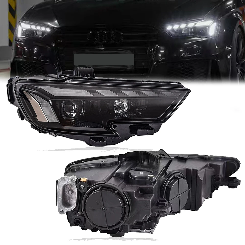 

Car Lights for Audi A3 Headlights 2017-2020 S3 LED Headlights LED DRL Running Light LED Turn Signal LED Low+high Beam Assembly