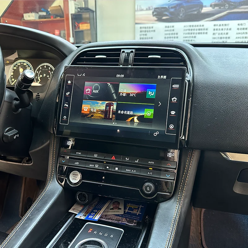 재규어 XE/F-PACE X760 X761 용 GPS 라디오 멀티미디어 플레이어, 무선 카플레이 및 자동차  OEM 메뉴, 안드로이드 11, 11.6 인치