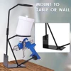 Car Paint Sprayer Stand Bracket Paper Funnel Rack Storage Rack Steel Spray Gun Accessories Spray Gun Holder Household 6