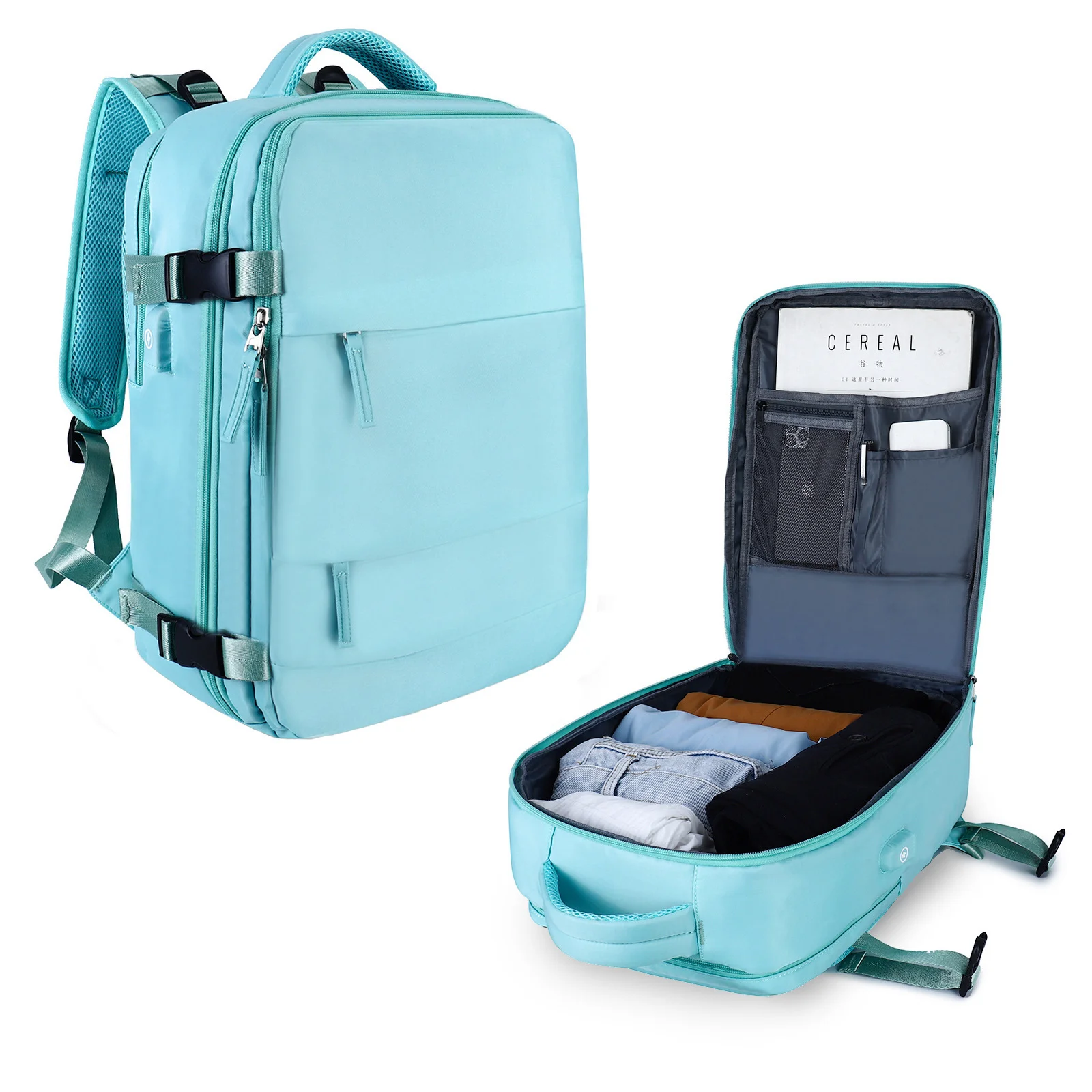 Travel Backpack Women's Large Capacity Multi-Function Luggage Backpack  Lightweight Waterproof Bagpack Travel Bag Dry Wet Pocket - AliExpress