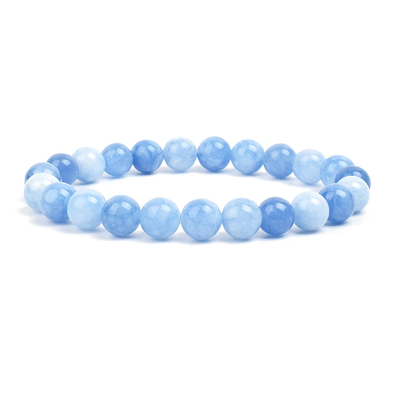 Natural Stone Beads Bracelet For Women Men Amethysts