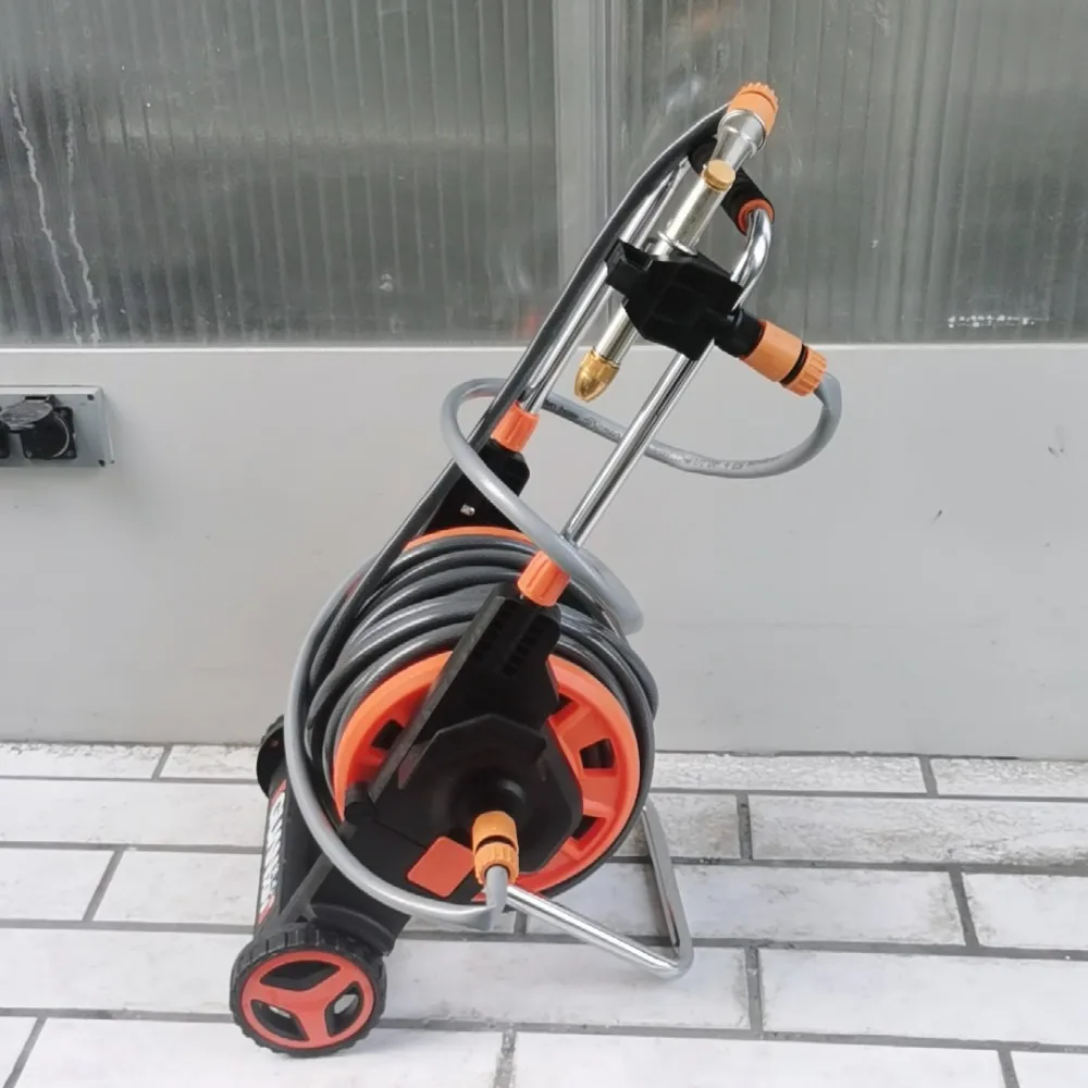 Light Duty Hose Reel Portable Hand-push Water Pipe Cart 4S Shop Car Wash  Garden Irrigation System Storage Rack Hose Reel Car