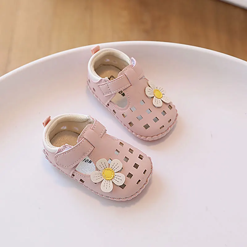 Sandalias Kid Sandals Garden Shoes Summer New Soft Sole Walking Shoes Princess Shoe Baby Shoe Kid Girl Baby Items