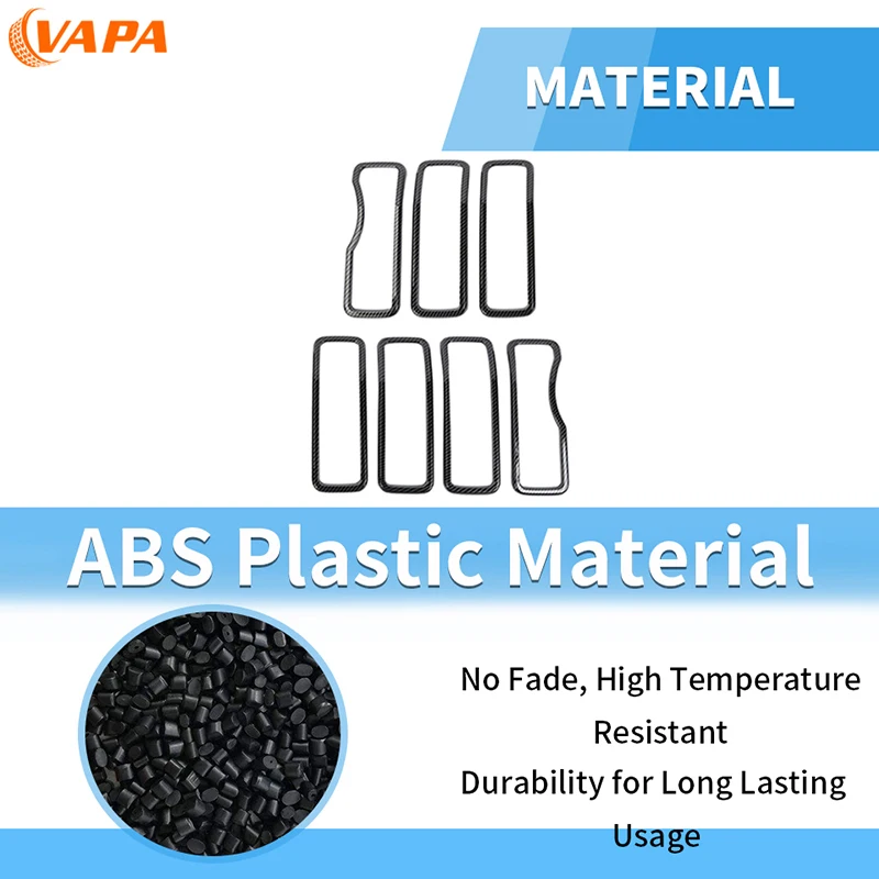 الجبهة مصبغة حلقة غطاء الكسوة ABS الديكور ل جيب را...