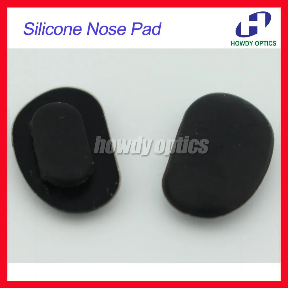 

100pcs Push-in Eyeglasses Glasses Black Silicone Nose Pads For Al-mg Sunglasses Nose Pads Glasses Accessories