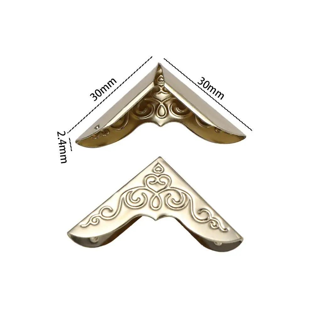 Decorative Metal Corner Protectors - Set of 40 for Frames, Boxes, and Albums