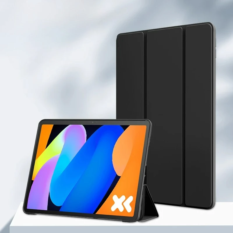 Premium Liquid Silicone Flip Stand Case for Tablets - Soft PU Cover, Enhanced Protection