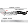 TURENZ-Full Tang Damascus Steel Fixed Blade Knife Steel Survival Hunting Tools Outdoor Camping Tools Wooden Handle Knives Gifts 6