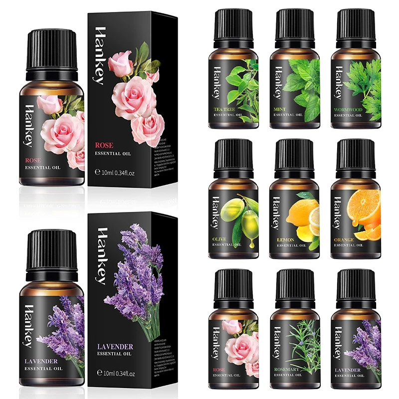 10ml Fragrance Oil for Scented Candles Soap Making Diffuser Lemon Lavender Rosemary Oilve Mint Tea Wormwood Orange DIY Crafts