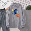 Finding Nemo Women's Fashion Trendy Hoodie Cartoon Cute Fish Hoodie Casual Round Neck Sweatshirt Winter Women's 90's Tops 3