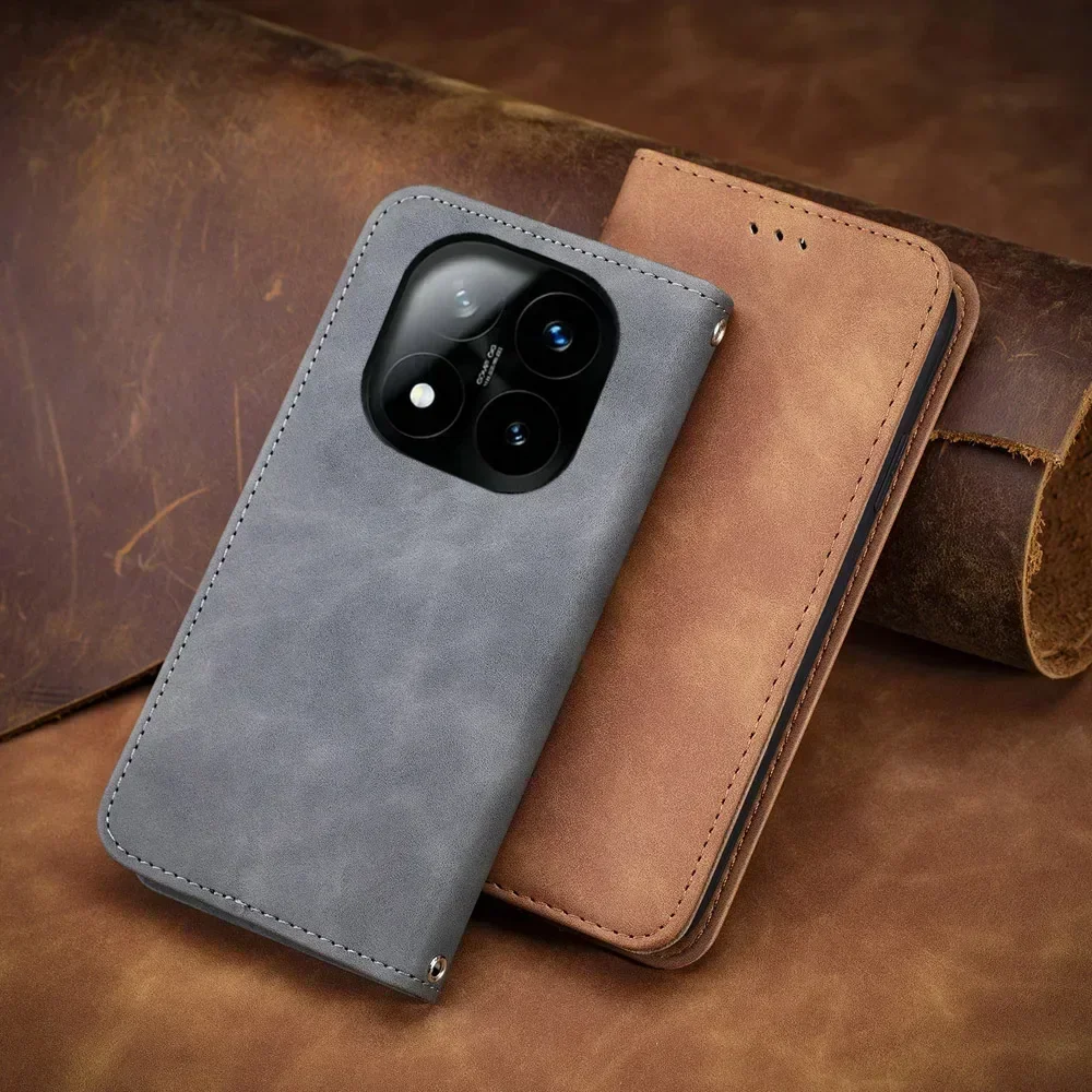 Luxury Leather Wallet Flip Cover for Xiaomi Redmi Note - Smooth and Stylish Protection