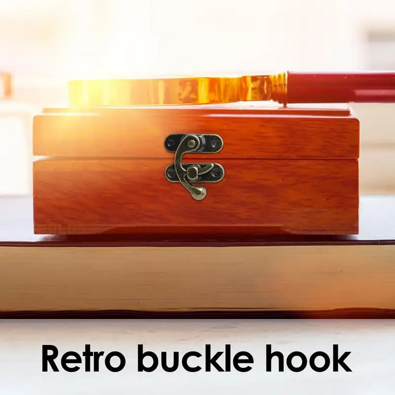 Swing Arm Clasp Latch 2pcs Retro Style Hasp Hook For Antique Box Vintage Style Left And Right Hook Latch For Jewelry Box Toolbox