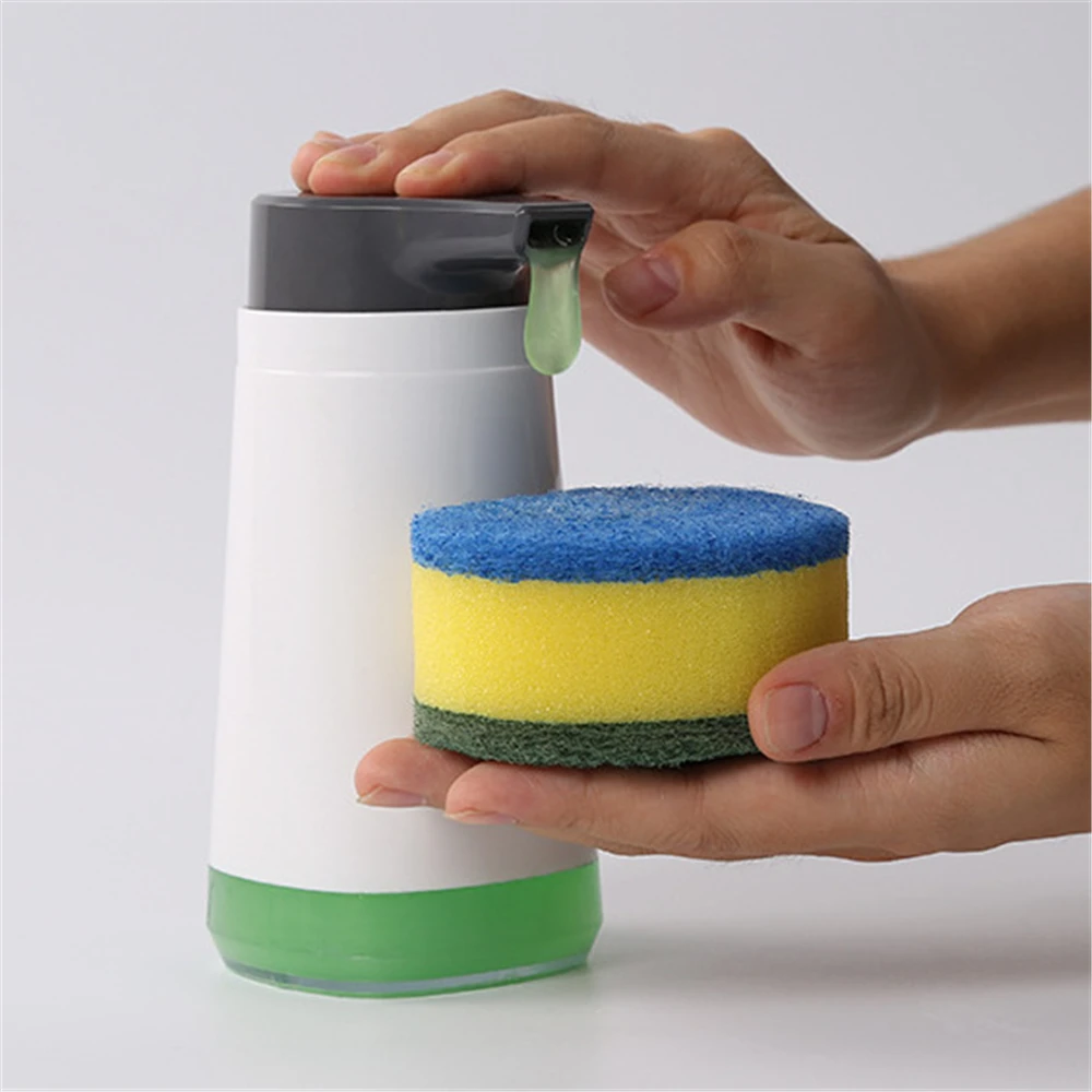 Soap Dispenser Kitchen Liquid Soap Dispenser Manual Press Kitchen Sink Dish Soap Dispenser Detergent Container