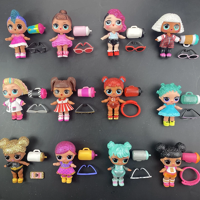 12 pieces/set of lol dolls, original birthday collection, Christmas  birthday gift for girls from the doll house, children's toys - AliExpress