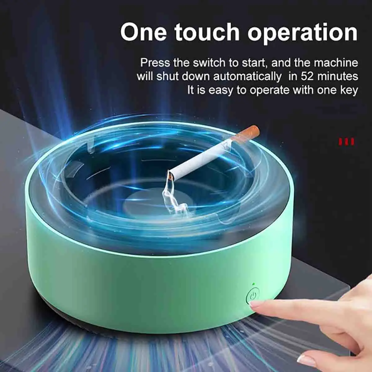 Multipurpose Ashtray with Air Purifier Function for Filtering Second-Hand Smoke From Cigarettes Remove Odor Smoking Accessories cigarettes ashtray air purifier ashtray