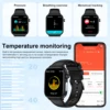 LIGE 2025 New ECG+PPG AI Healthy Diagnose Smart Watch Men Women Blood Lipid Uric Acid Female Menstrual Health Tracker Smartwatch 5