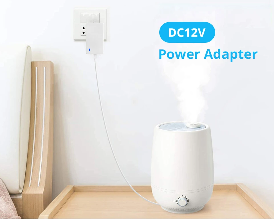 Description Picture 2 of itemDC 12V 1A 2A 3A Power Supply White Cover Transformer Switch Power Adapter for LED String LED Strip Light Bar Light LED Driver