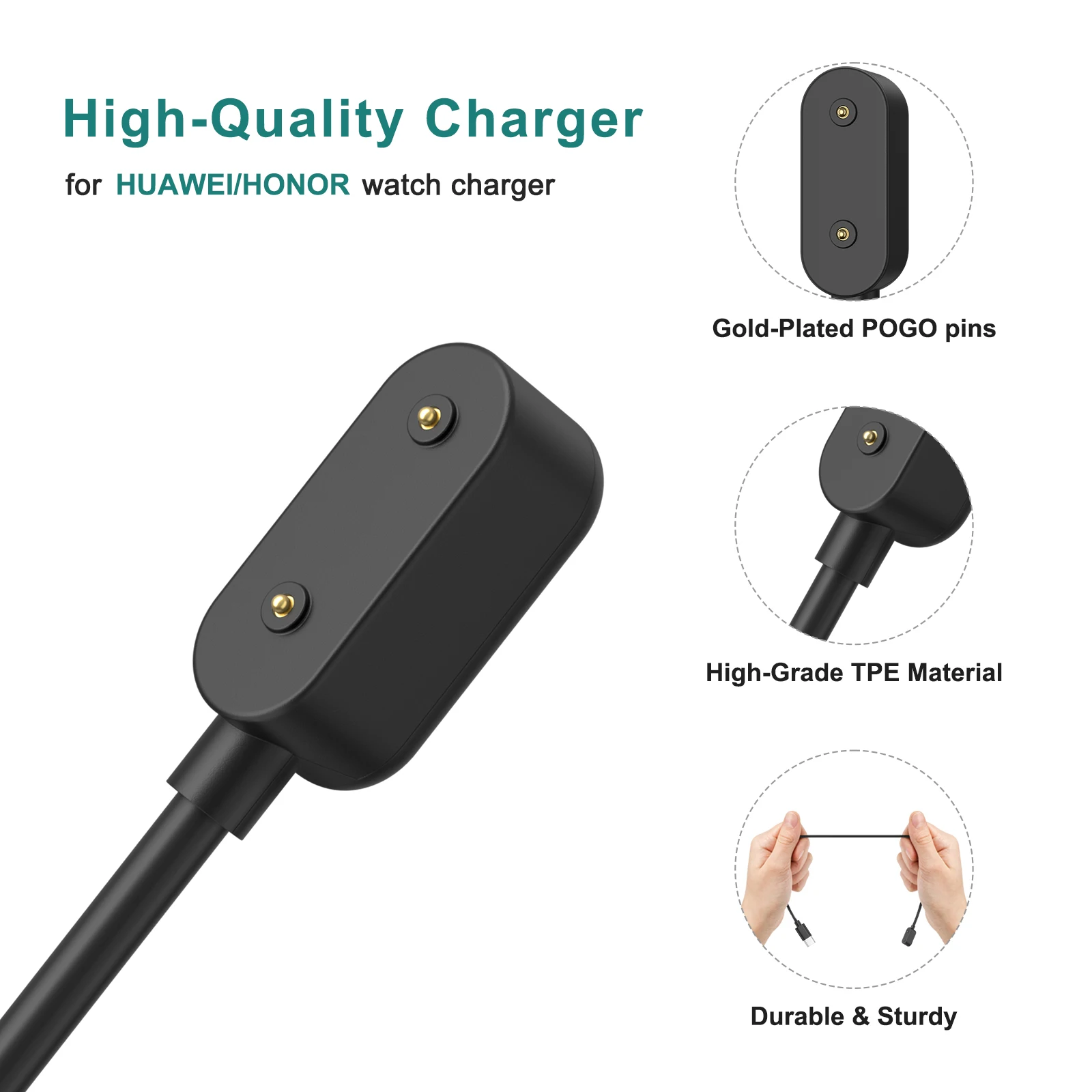 Versatile USB-C Charger Cable Station