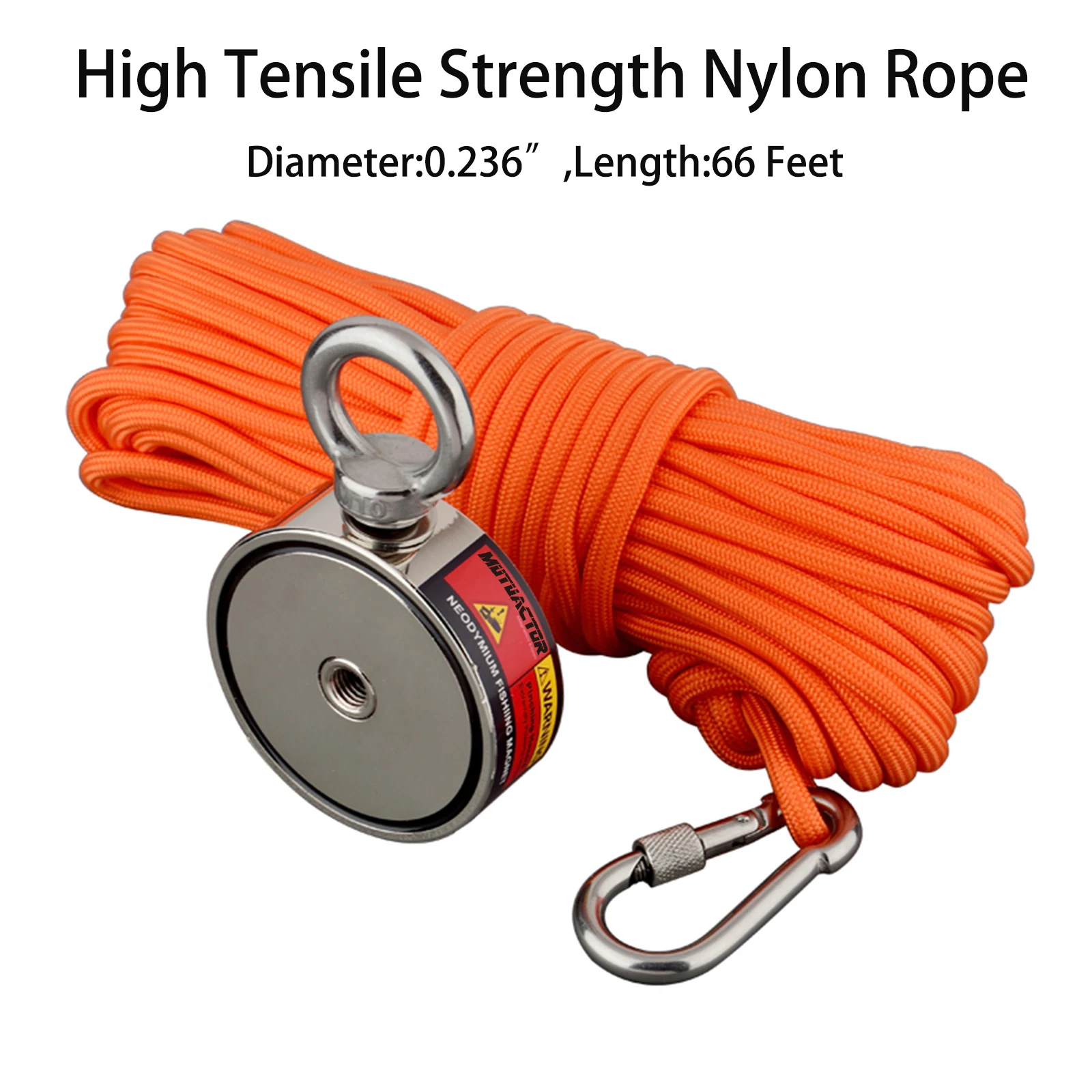 Fishing Double sided 250KG*2 Strong Neodymium Permanent N52