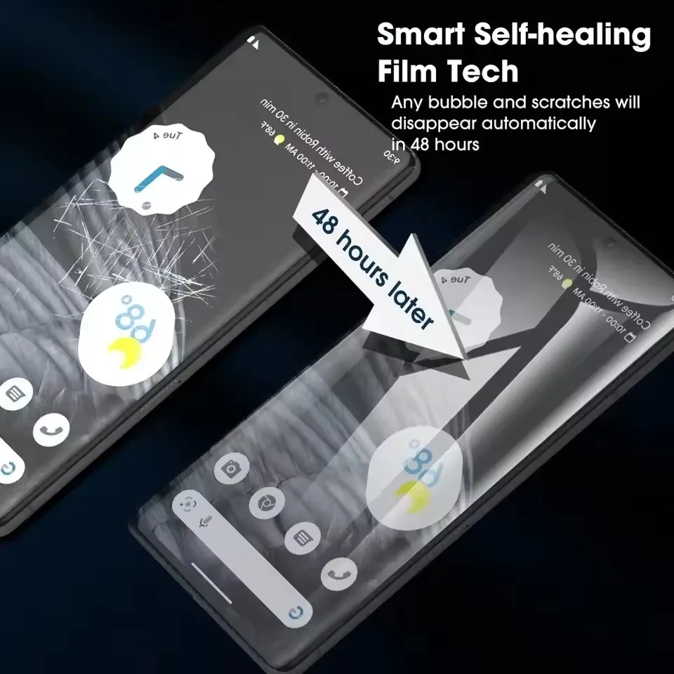 3-Pack Hydrogel Screen Protector Film