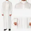Muslim Men Jubba Thobe Islam Clothing Arabic Robe Long Dress Eid Djellaba Turkey Kaftan Abaya Daffah Dishdasha Thoub Eid Abayas