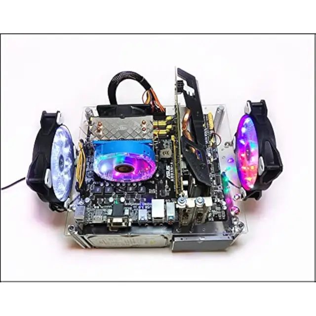 PC Open Chassis Computer Case Heat Dissipation Acrylic ATX ITX Motherboard Test Bench DIY Computer Case CPU Water Cooling - Image 6