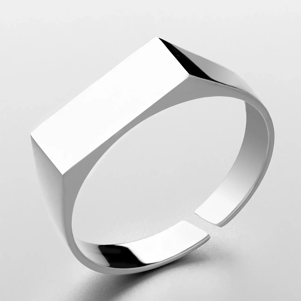 ELANDIS Men's Open End Ring Classic Stainless Steel 18K Gold Plated Hand Jewelry Wholesale 5