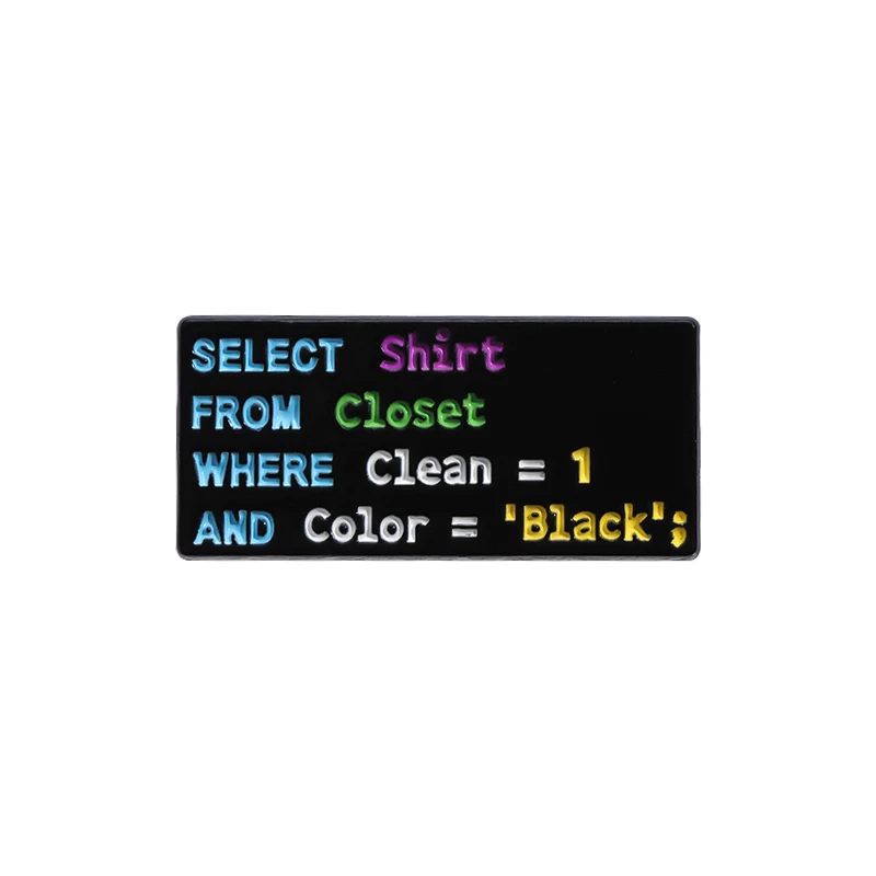 Creative Code Enamel Pin: Programmer & Chemistry Inspired Metal Brooch Badge