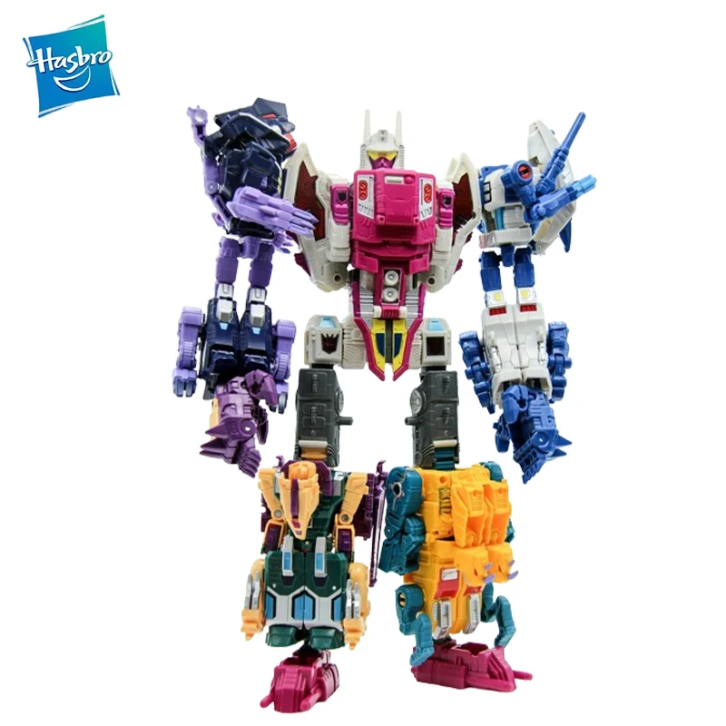 

In Stock Original Hasbro Transformers Power of the Primes Abominus Combiners PVC Anime Figure Action Figures Model Toys