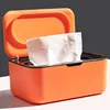 Portable Tissue Storage Box with Lid Dustproof Cover  for Wet Wipes Dispenser Home Office Mask Storage Box Sealed Organizer 1