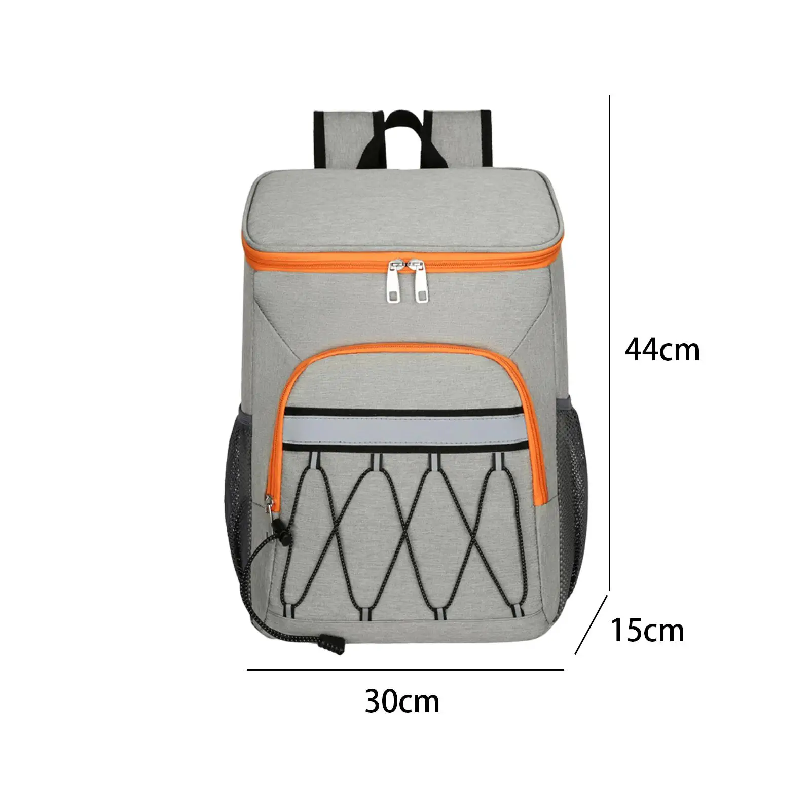Insulated Cooler Backpack Beach Cooler Bags Daypack Zipper Multifunctional Thermal Bag Lunch Backpack for Fishing Work