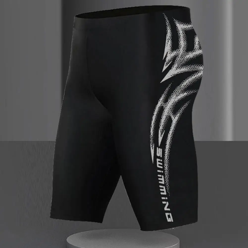 Swim Trunks,Swim Shorts,Men Swimsuit Men Swimming Trunks Elastic Quick Dry Slim Fit Racing Swim Trunks Mid Waist Bathing Boxers Surfing Water Sports Swimming Shorts