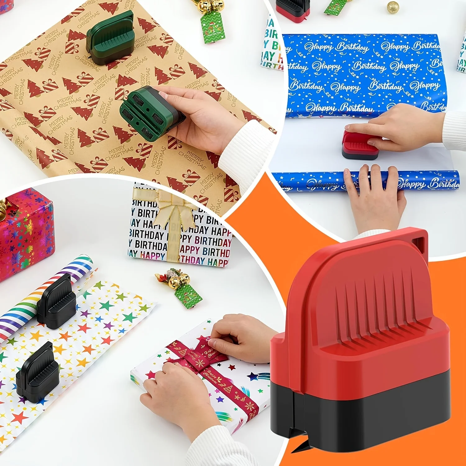 Paper Cutter Tool Christmas Gift Wrapping Paper Cutting Tool Worker Home Office School Stationery Supply - 4