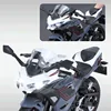 1:12 Kawasaki Ninja 400 Alloy Sports Motorcycle Model Diecast Street Race Motorcycle Model Simulation Sound and Light Kids Gifts 3