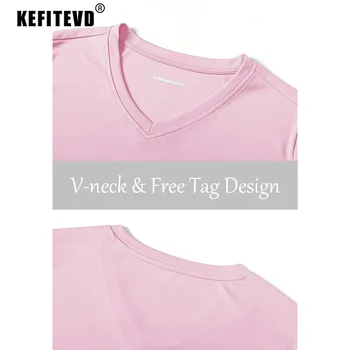 KEFITEVD Colorful T-shirts Women UPF 50+ UV Sun Protection Short Sleeve T Shirt Quick Dry Gym Yoga Workout Tee Running T Shirts 5