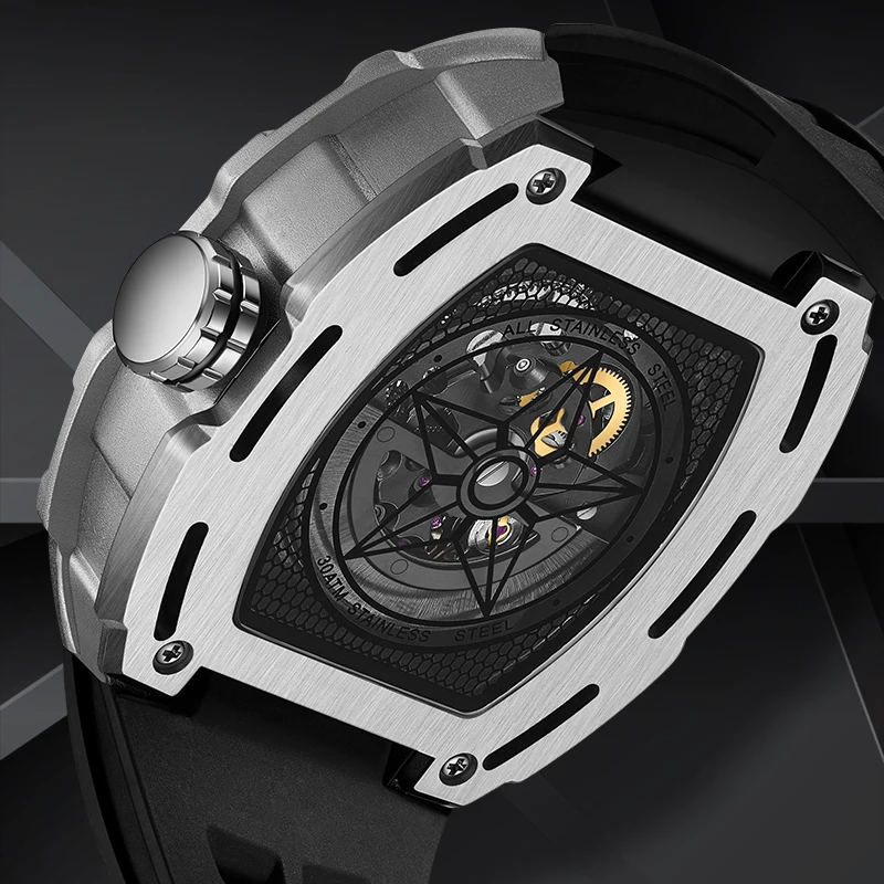 【ラリー様／セット】×2 watches 2025 Men Fashion Sport Wine Barrel watch Stainless Steel