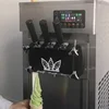 Soft Ice Cream Machine Commercial Desktop Ice Cream Maker Stainless Steel Benchtop Gelato Vending Freezing Machine 4
