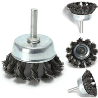 Wire Wheel Joint Knotted Cup Wire Brush Rotary Crimp Cup For Drill Angle Grinder For Die Grinder Metal Rust Removal Polishing 1