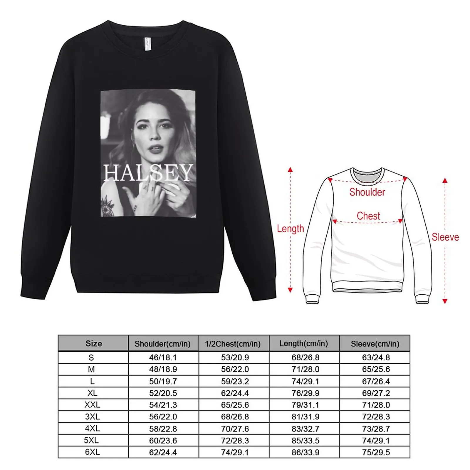 Рисунок 3 - Новинка толстовка с постером Halsey