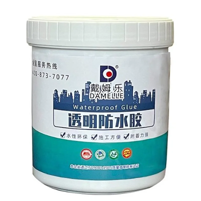 Roof Wall Transparent waterproof glue Wall leakproof paint Floor Tile